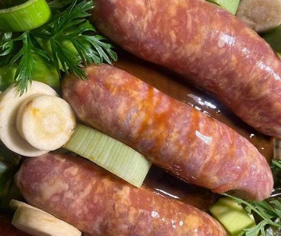 Cheese & Marmite Old Spot Sausages Bramblebee Farms