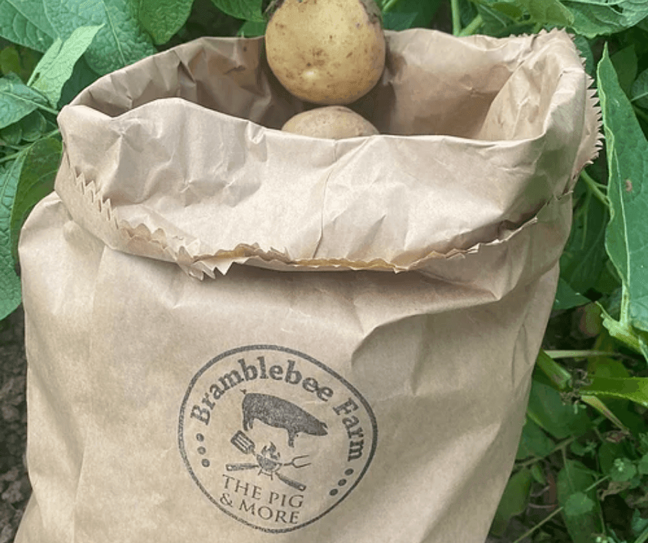 8Kg Sack of Hand Dug New Potatoes - Bramblebee Farms