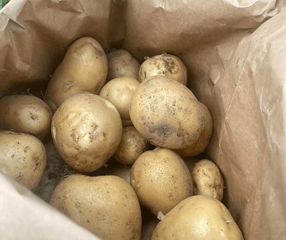 8Kg Sack of Hand Dug New Potatoes - Bramblebee Farms