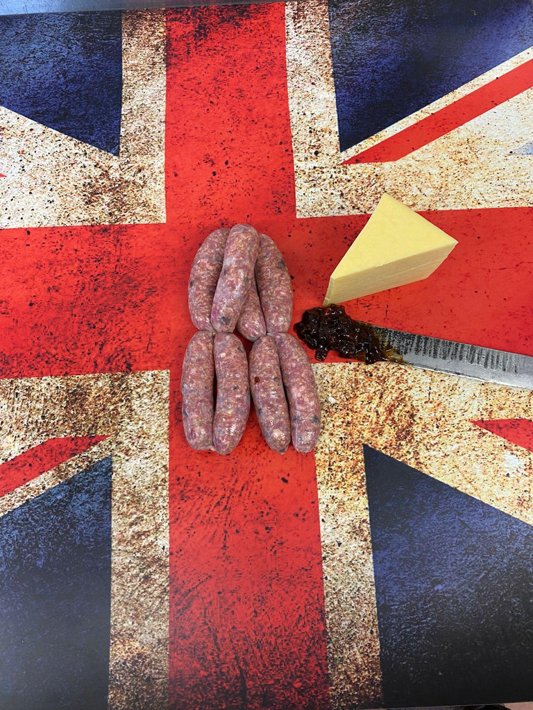 Cheese and Pickle Sausages - Bramblebee Farms