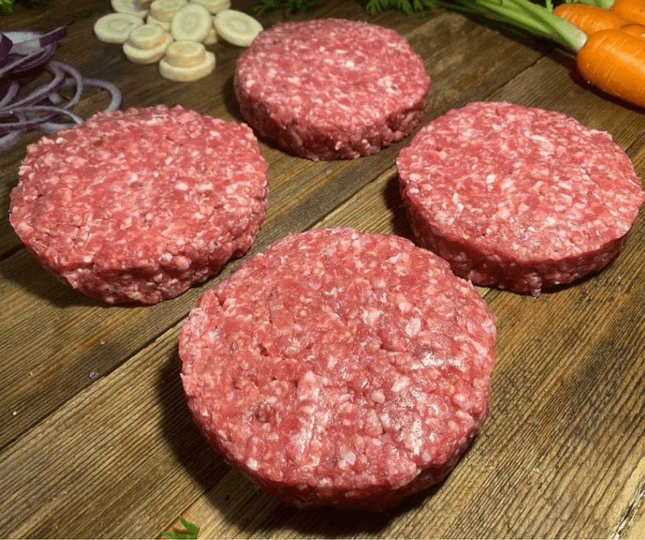 Caramelised Red Onion and Cracked Black Pepper Burgers 6oz - Bramblebee Farms