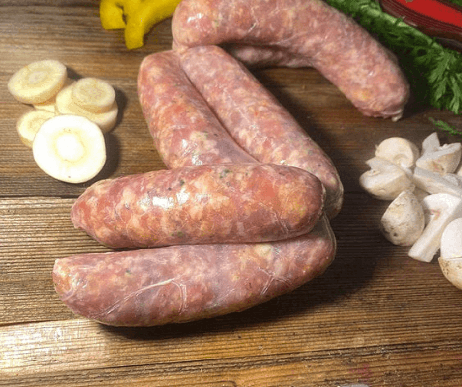 Sweet Chilli Sausages - Bramblebee Farms