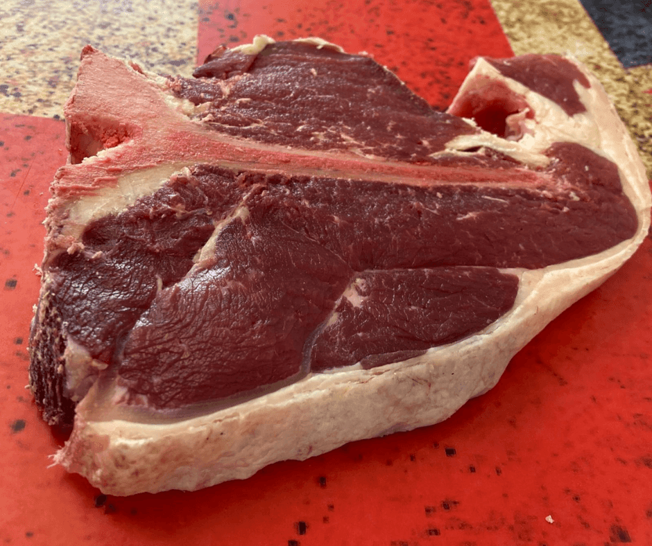 Free Range Grass Fed Aberdeen Angus T-Bone - Bramblebee Farms