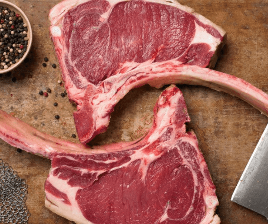 Free Range Grass Fed Tomahawk Steak - Bramblebee Farms